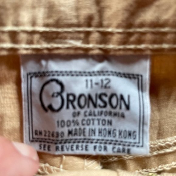 Bronson of California vintage khaki pants 11-12, never worn, 70s, exc. condition - Picture 3 of 3